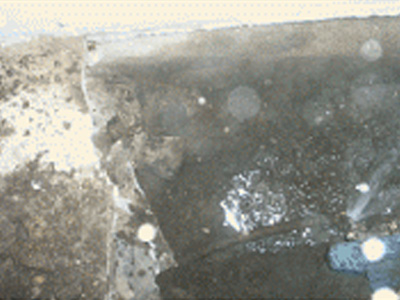 누수 현장 사진