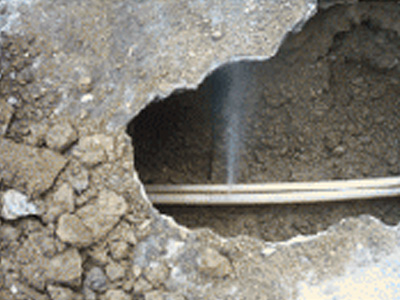 누수 현장 사진