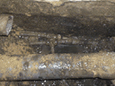 누수 현장 사진