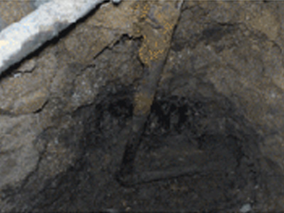 누수 현장 사진