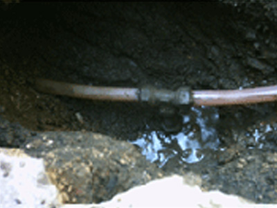 누수 현장 사진