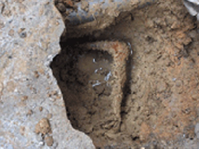 누수 현장 사진