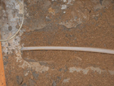 누수 현장 사진