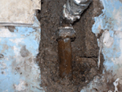 누수 현장 사진